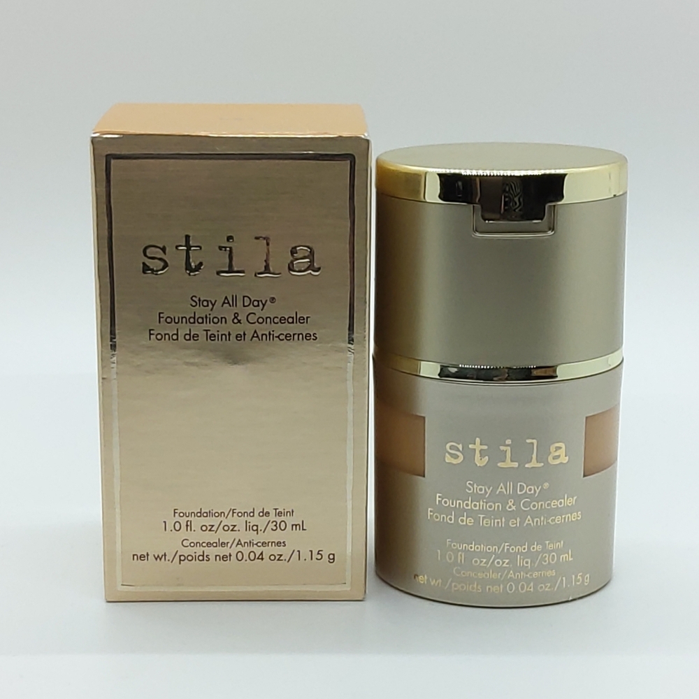STILA Stay All Day Foundation & Concealer NIB 10 GOLDEN - Picture 6 of 8